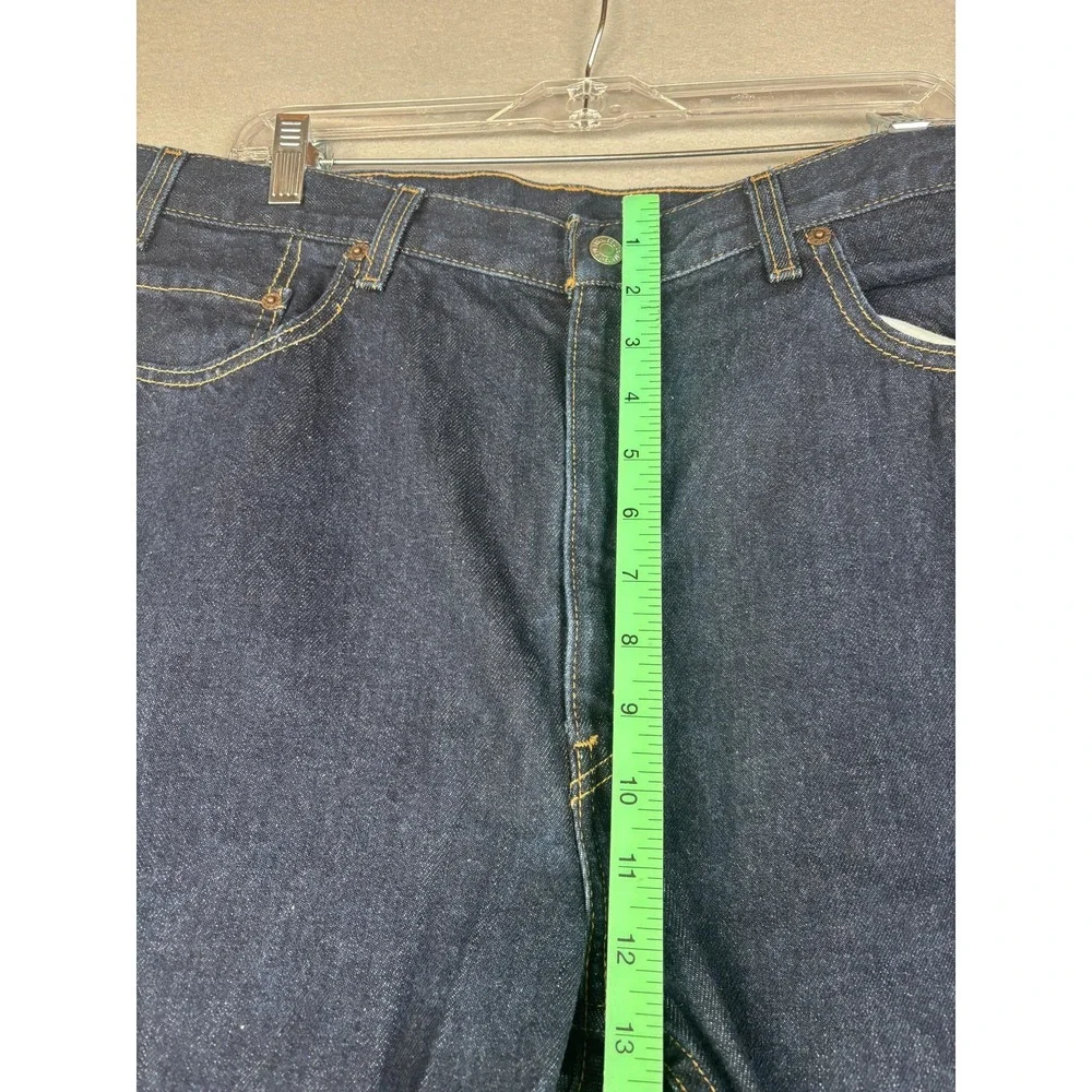 Levis Jeans Mens 38x30 Dark Wash Blue Regular Fit Straight Leg Denim Pants